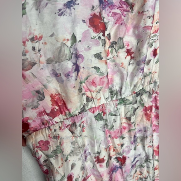 Floral Pink Maxi Dress XL NWOT by Things Between - Picture 7 of 15